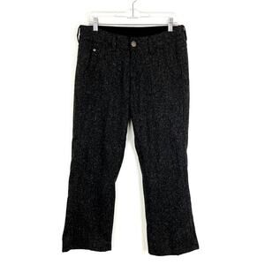 Woolrich Women’s Wool & Silk Blend Pants Trousers Dark Gray